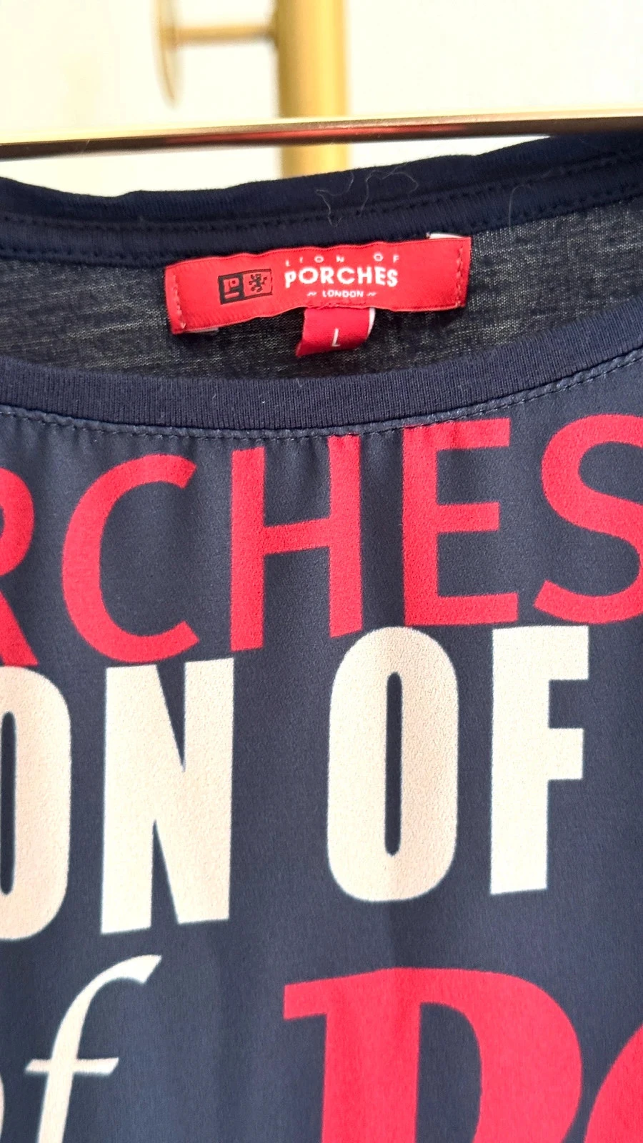 Lindo T-Shirt Túnica Estampada Lion of Porches • L • TNC85 – photo 3